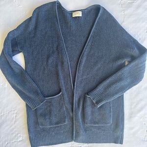 Small, cozy blue Universal threads soft knit cardigan